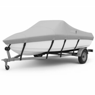 USCOVER Heavy Duty 600D PU Waterproof Boat Cover