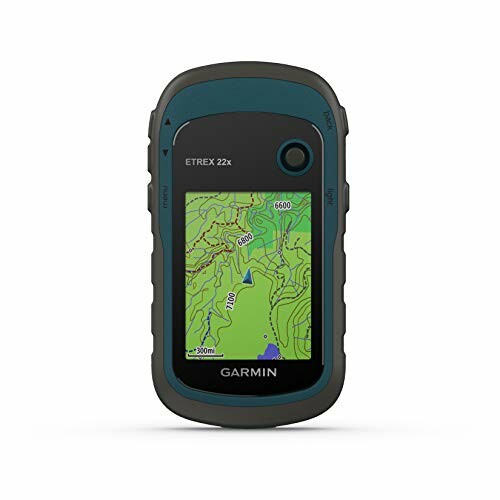 Garmin eTrex 22x handheld GPS device with topographic map display